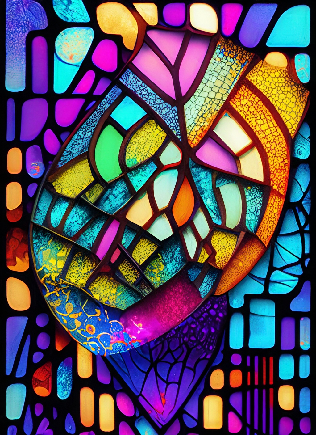 Firefly ステンドグラス　霊　ポップ 34543